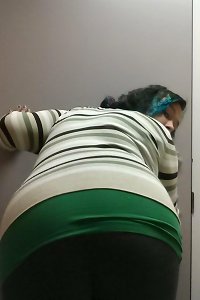 round damsel undressing sensually, curves prominently showed
